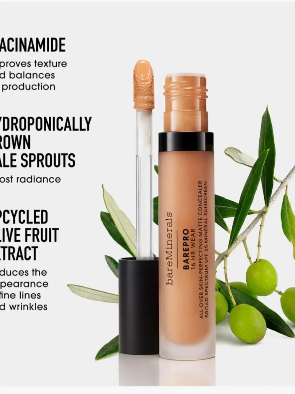 bareMinerals BAREPRO 16 Hr Wear All-Over Matte Concealer SPF 25 ~ Fair 150 Cool